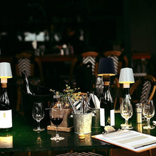 USB Rechargeable LED Bottle Lamp – 3 Color Dimmable Wireless Table Light for Home & Bar (1 Pc)